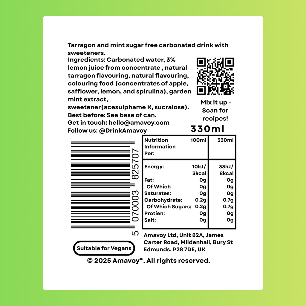 Amavoy - Zero Sugar 24 Pack